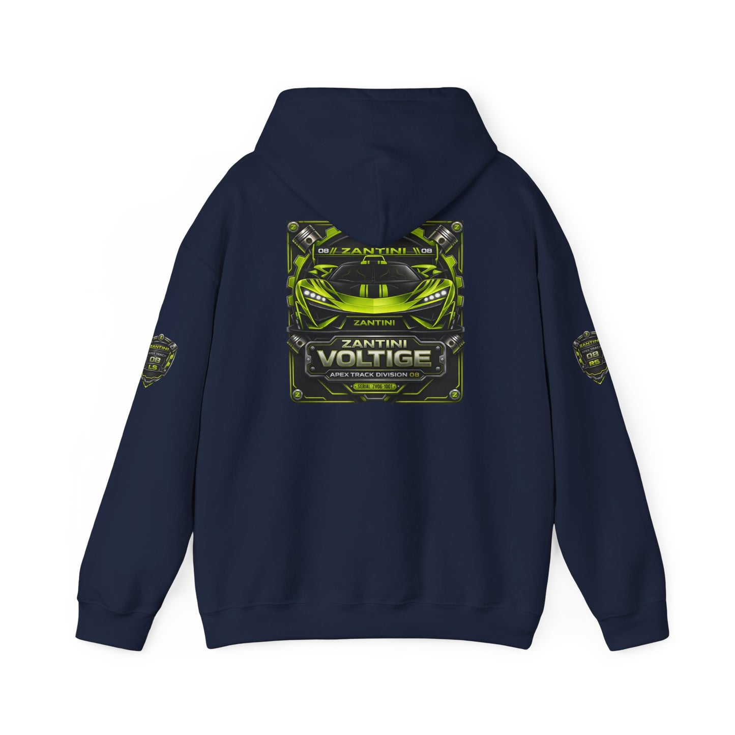 Zantini Voltige Apex Track Division Hoodie | Hypercar Streetwear | Motorsport Performance Hoodie