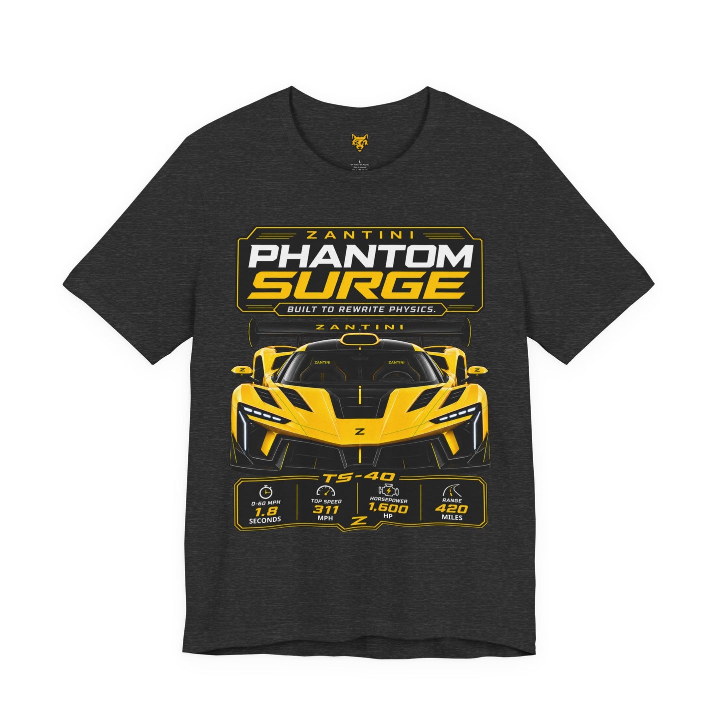 ZANTINI Phantom Surge TS-40 Hypercar T-Shirt