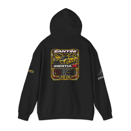 Zantini Inertia X TS-15 Hoodie | Hypercar Motorsport Streetwear | Performance Car Hoodie