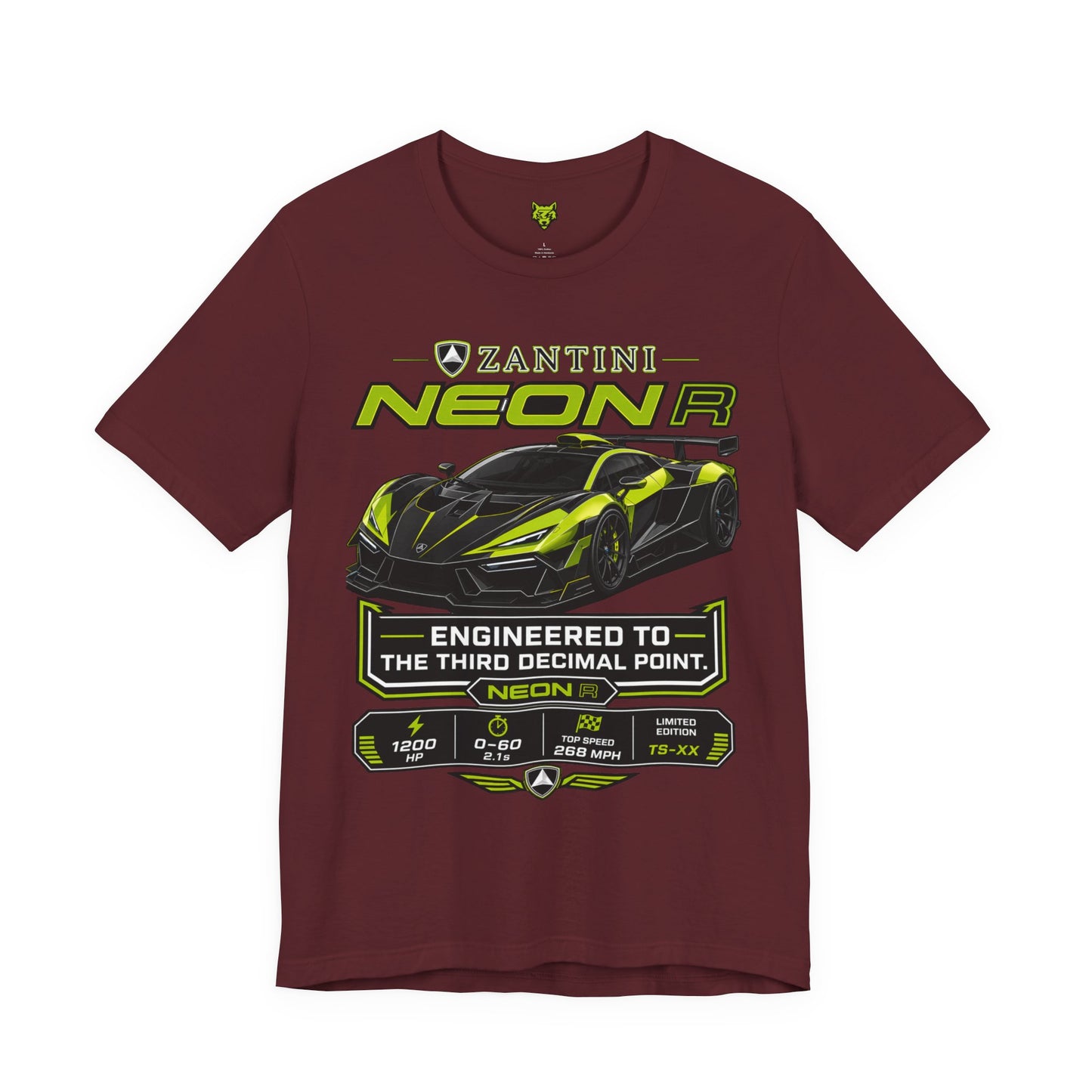 ZANTINI Neon R Motorsport Graphic T-Shirt – Engineered to the Third Decimal Point