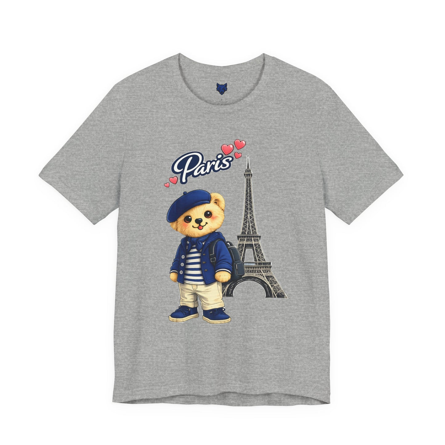 Paris Teddy Bear Shirt – Cute Paris Graphic Tee – Eiffel Tower Travel Shirt – French Bear T-Shirt – Paris Lover Gift