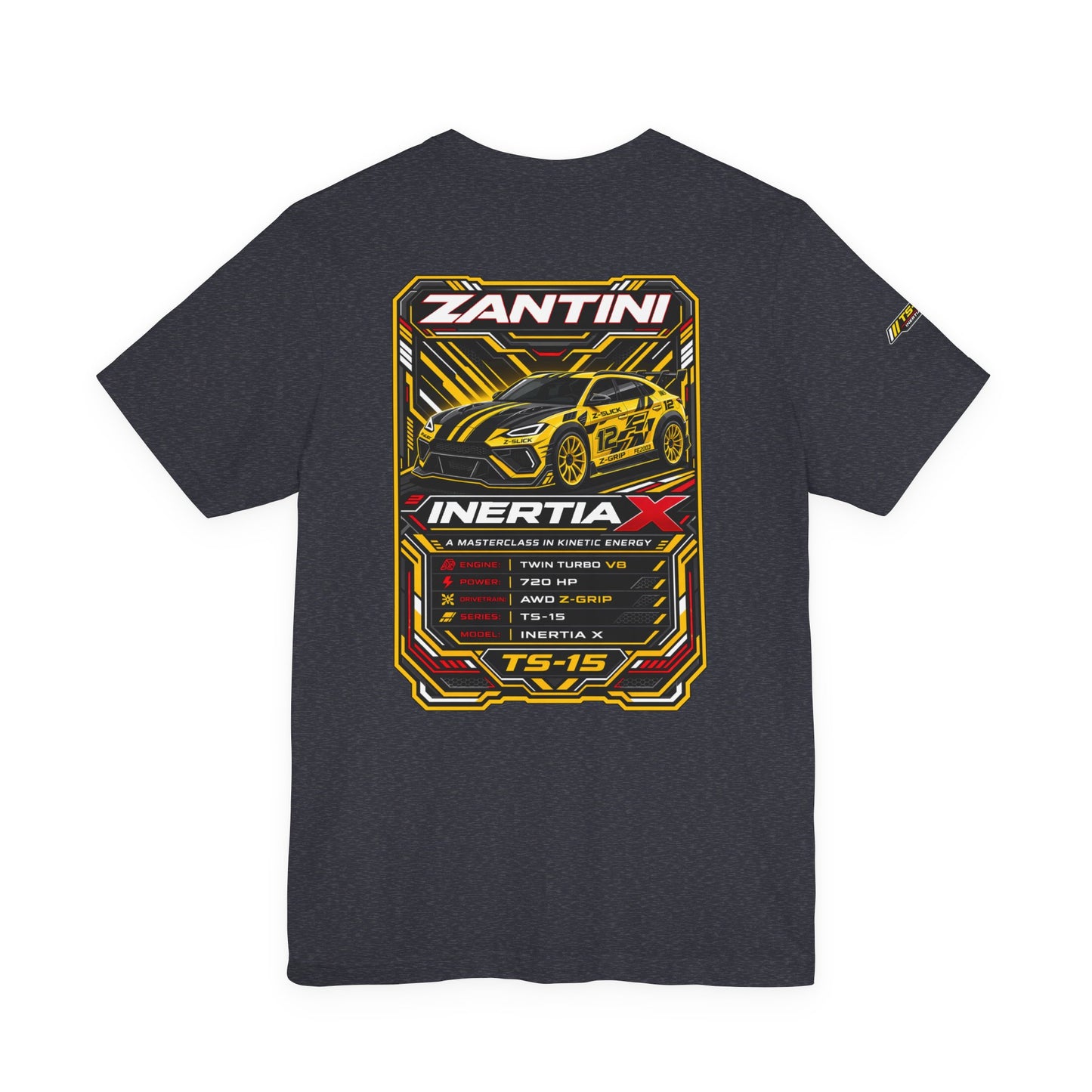 Zantini Inertia X TS-15 Hypercar Shirt | Motorsport Streetwear Performance Tee