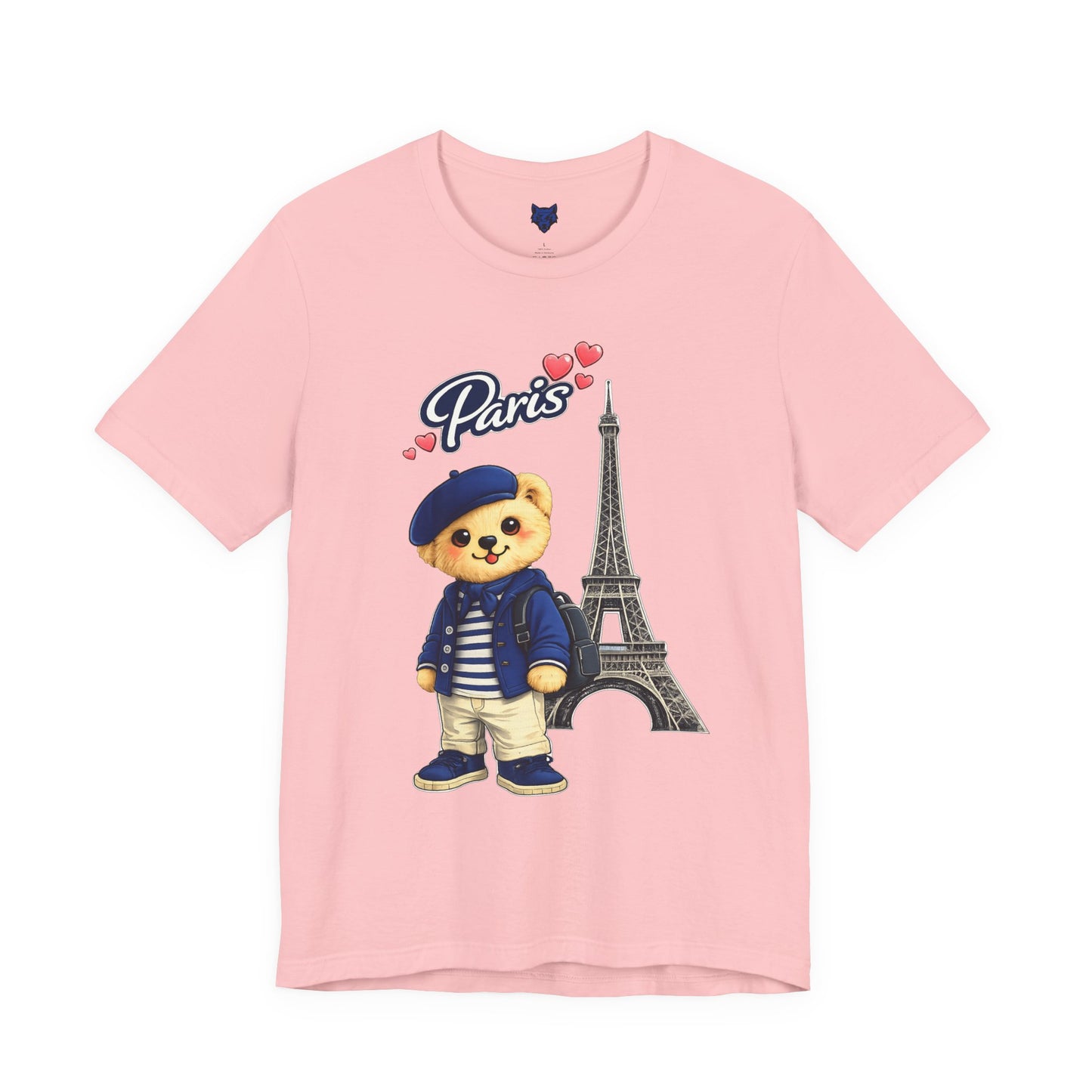 Paris Teddy Bear Shirt – Cute Paris Graphic Tee – Eiffel Tower Travel Shirt – French Bear T-Shirt – Paris Lover Gift
