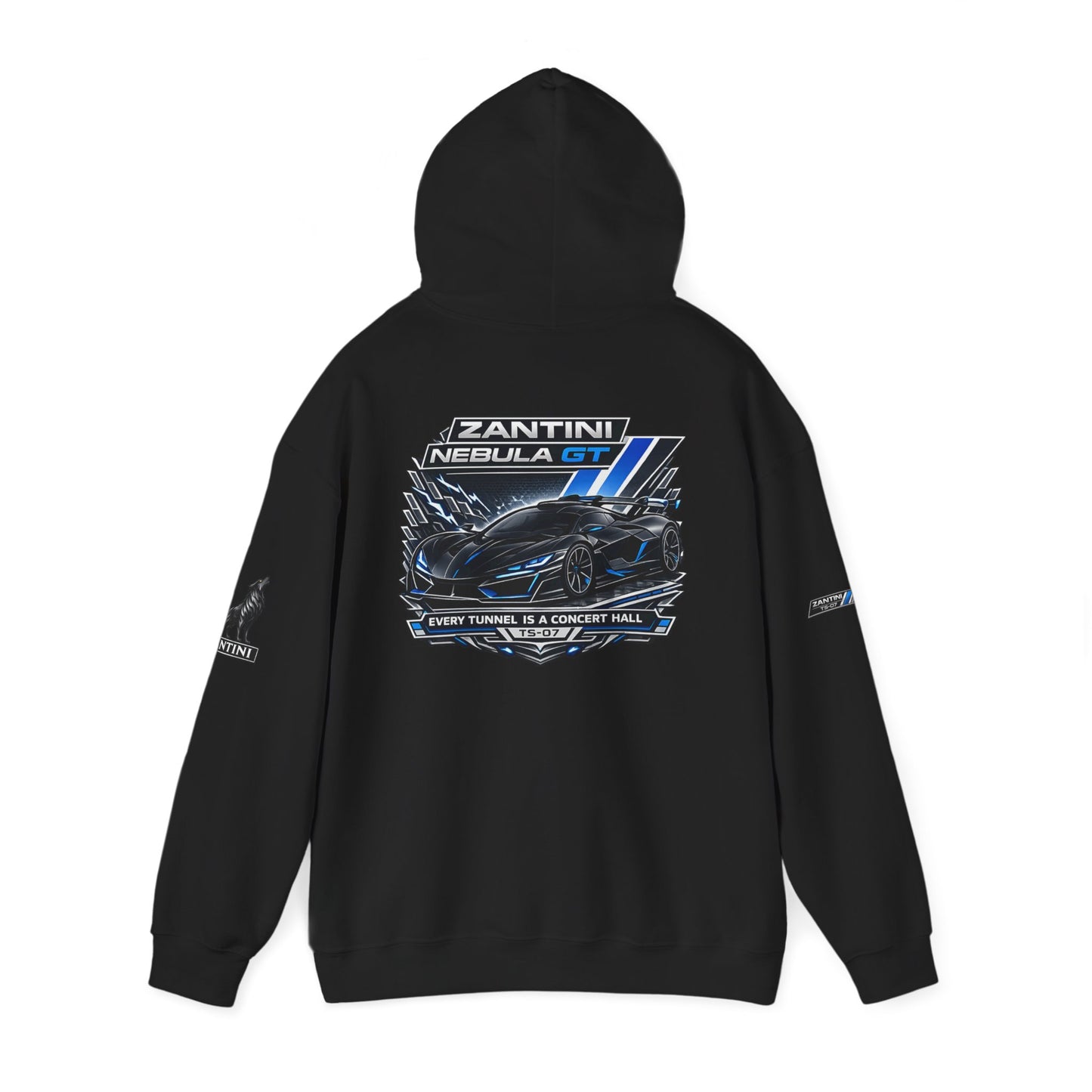 Zantini Nebula GT TS-07 Hoodie | Hypercar Motorsport Streetwear | Performance Car Hoodie