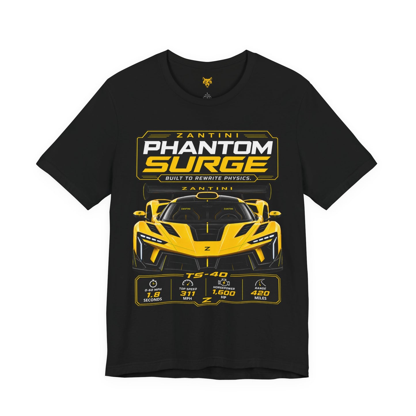 ZANTINI Phantom Surge TS-40 Hypercar T-Shirt