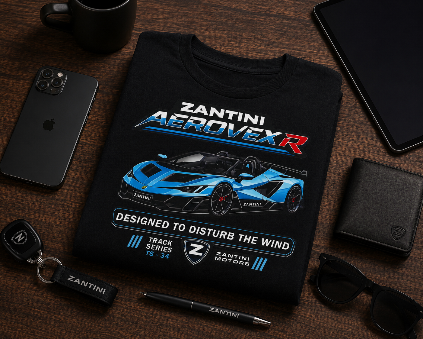 ZANTINI AEROVEX R TS-34 — Motorsport Division Tee