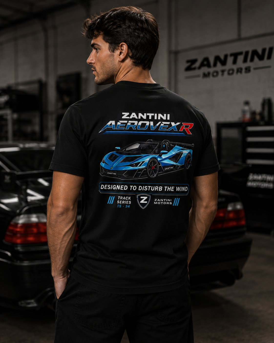 ZANTINI AEROVEX R TS-34 — Motorsport Division Tee